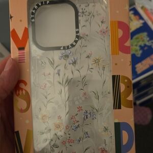 Floral Clear Phone Case
